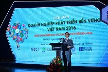 Vietnam Corporate Sustainability Forum 2016 (VCSF): Innovation for SDGs implementation